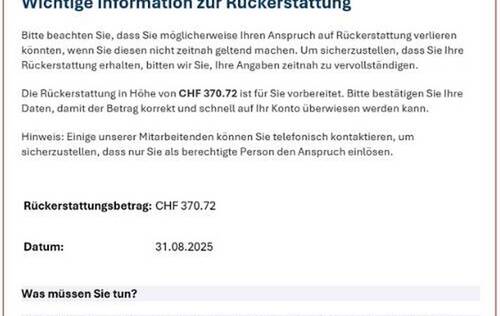 ACHTUNG: Phishing-E-Mails mit dem Absender ahv-iv.ch im Umlauf