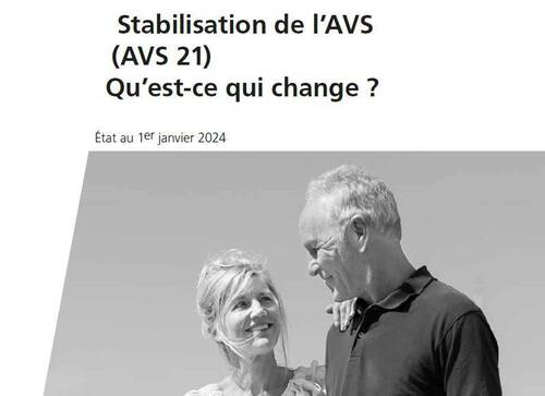 Stabilisation de l'AVS (AVS 21) - Qu'est-ce qui change ?